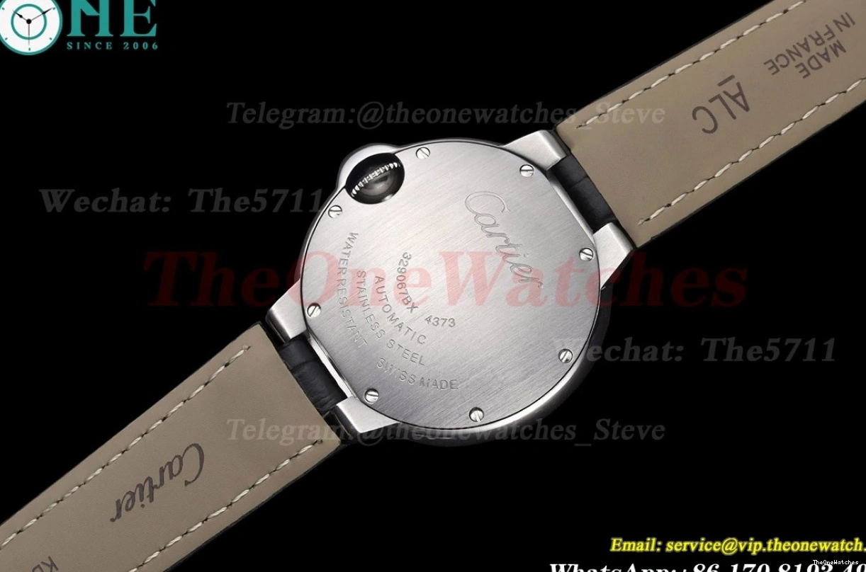 GDF Dial Cartier LE 33mm De Silver Dia SS Bleu NH05 Ballon 0415